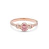 Pink-Sapphire-and-Diamond-Pear-Ring Pink Sapphire and Diamond Pear Ring pink gold