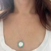 Turquoise-Large-Circle-Charm Turquoise Large Circle Charm