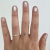 diamond-classic-signet-gold-ring-wearing Diamond Marquis Band