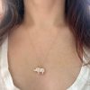 Encrusted Elephant Charm