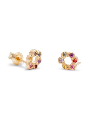 6 Petal Flower Child Studs
