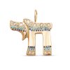 large-14k-gold-chai-charm-w-diamonds-and-gemstones Large Chai Charm