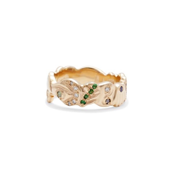 symbol-band-ring-gold-diamonds-gemstones Symbol Band