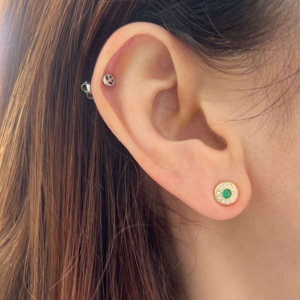 birthstone stud earrings