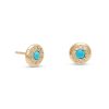 Birthstone Diamond Circle Studs