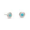 Birthstone Diamond Circle Studs
