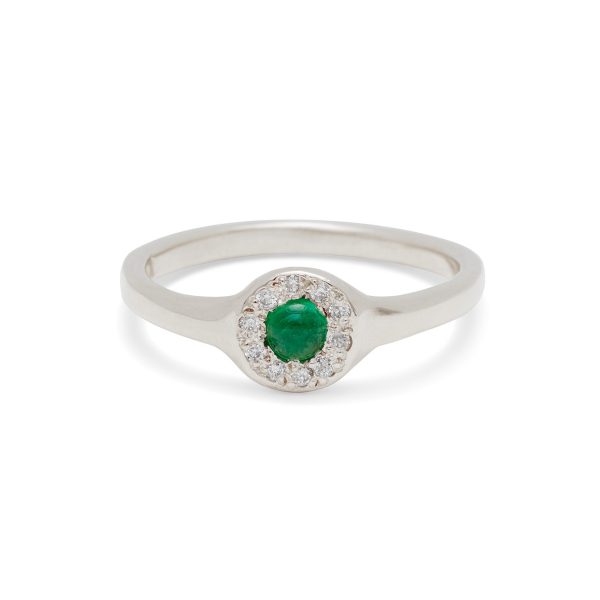 birthstone-signet-ring-white-gold Birthstone Signet Ring