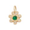 Birthstone Bohemian Flower Charm