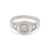 Large Rosecut Diamond Engraved Signet