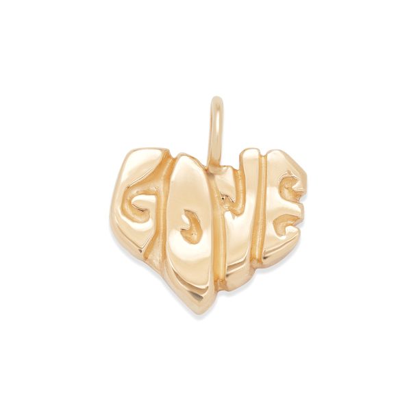 love-heart-charm-gold Love Heart Charm in 14k Yellow Gold