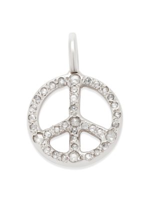 Rosecut Diamond Peace Charm