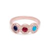 three-birthstone-signet-ring-pink-gold Three Birthstone Signet Ring
