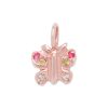 tiny-butterfly-charm-pink-gold Custom Tiny Butterfly Charm