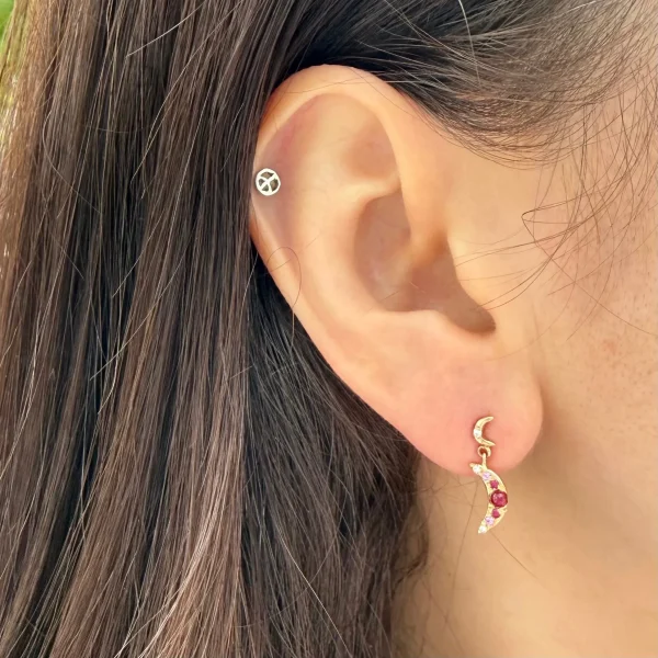 Moon Drop Earrings
