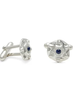 Sterling Silver Star Cufflinks