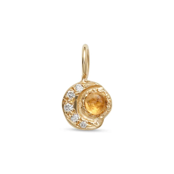Tiny Moon Sun Charm