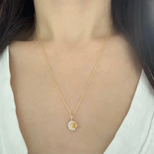 Tiny Moon Sun Charm