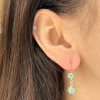 turquoise-flower-drop-earrings Turquoise Flower Drop Earrings